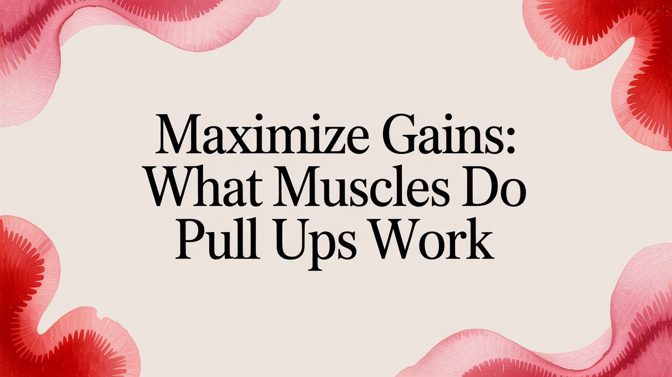 Maximize Gains: What Muscles Do Pull Ups Work – MONFIT