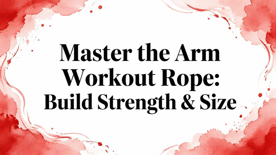 Master the Arm Workout Rope: Build Strength & Size