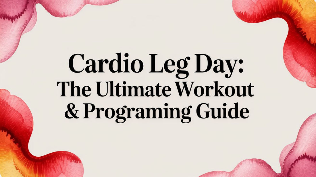 Cardio Leg Day: The Ultimate Workout & Programming Guide