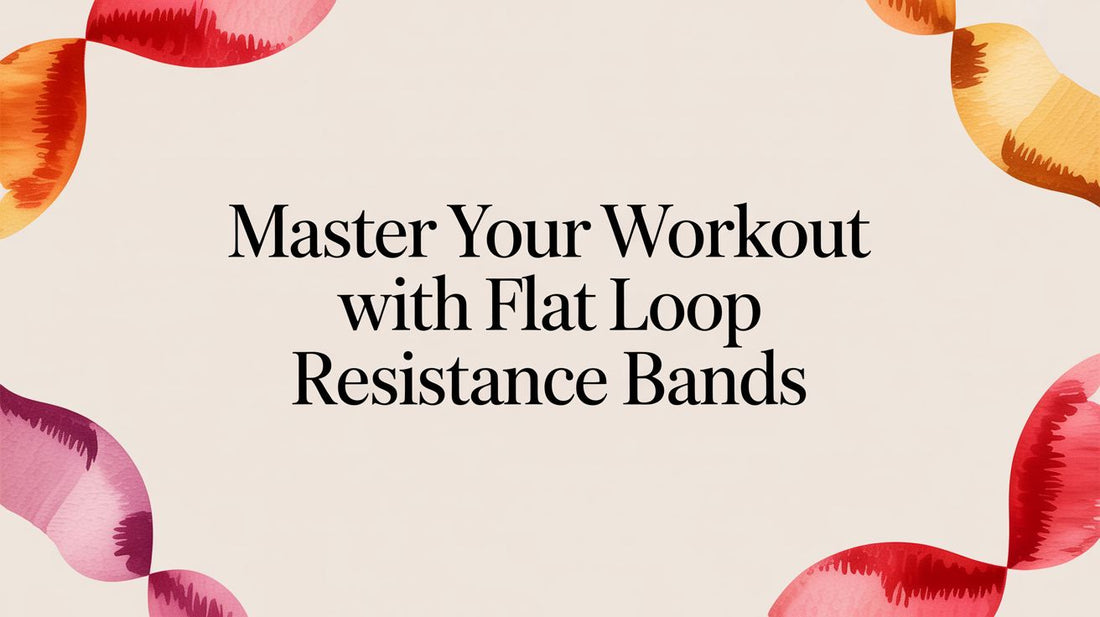 Master Your Workout with Flat Loop Resistance Bands