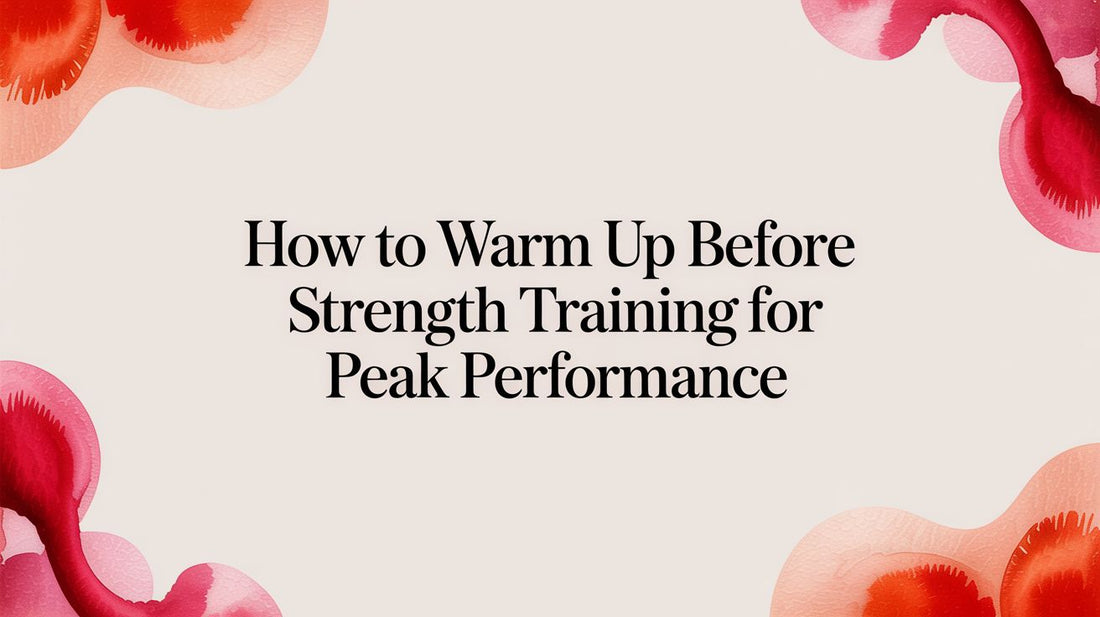 How to Warm Up Before Strength Training for Peak Performance