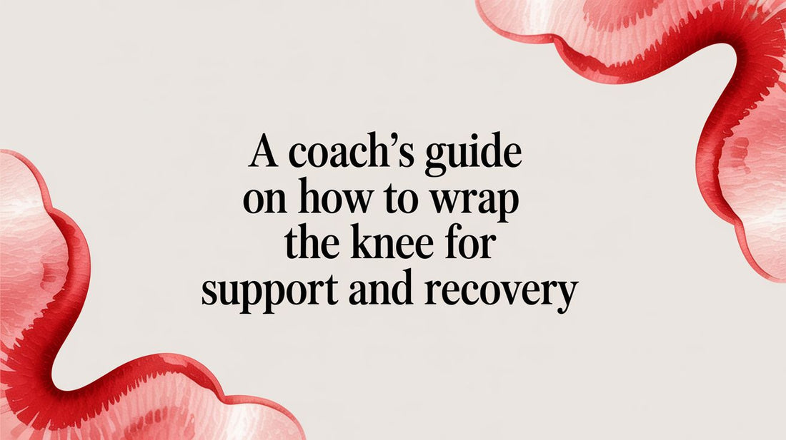 A Coach's Guide on How to Wrap the Knee for Support and Recovery