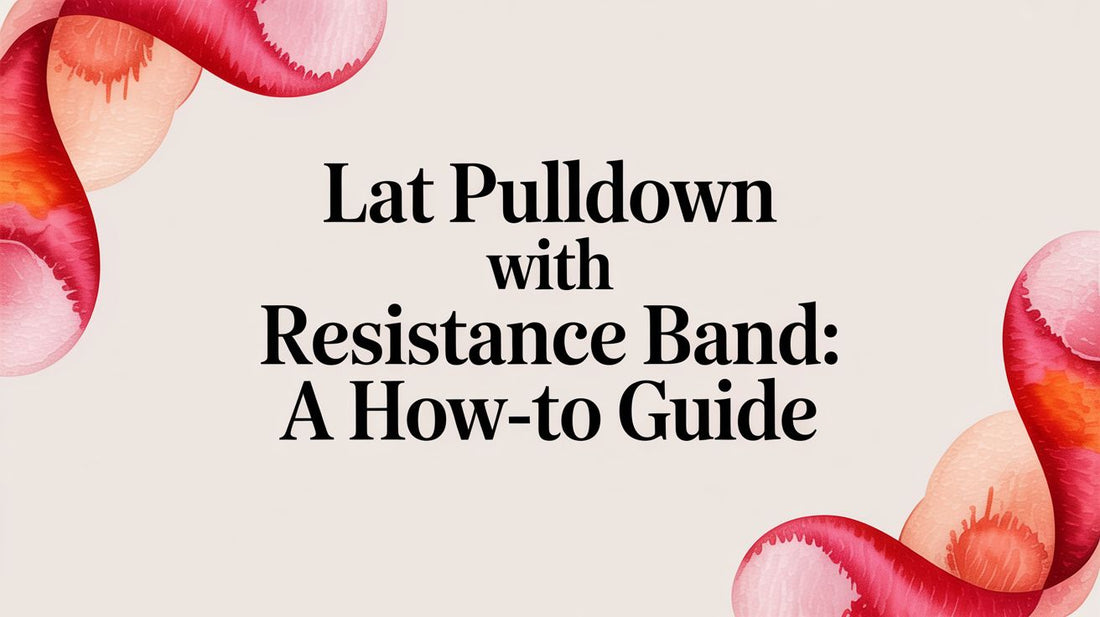 Lat Pulldown With Resistance Band: A How-To Guide