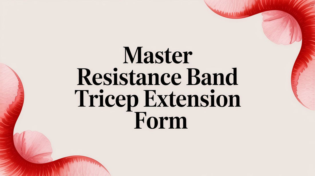 Master Resistance Band Tricep Extension Form