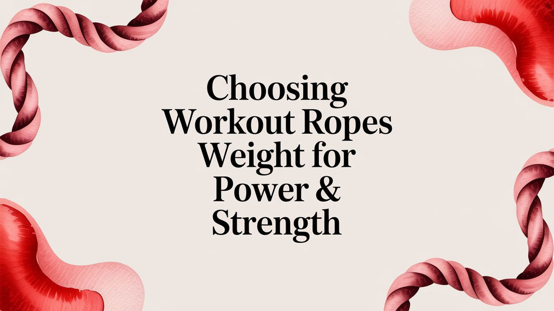 Choosing Workout Ropes Weight for Power & Strength
