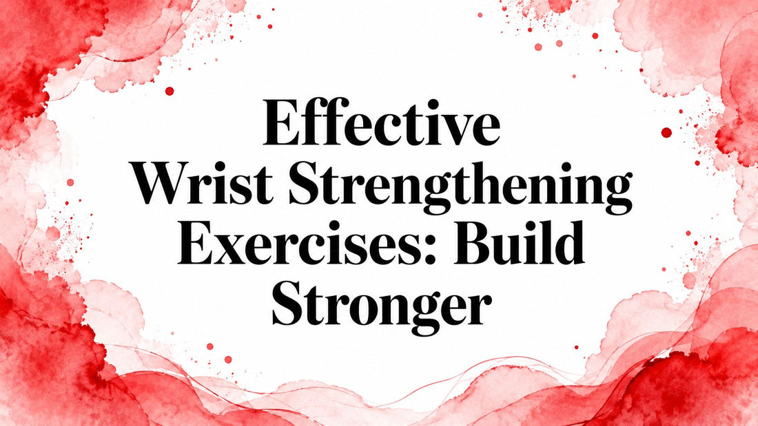 Effective Wrist Strengthening Exercises: Build Stronger