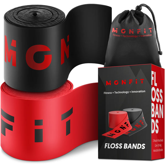 Pro-Grade Muscle Floss Band (Set of 2) By MONFIT