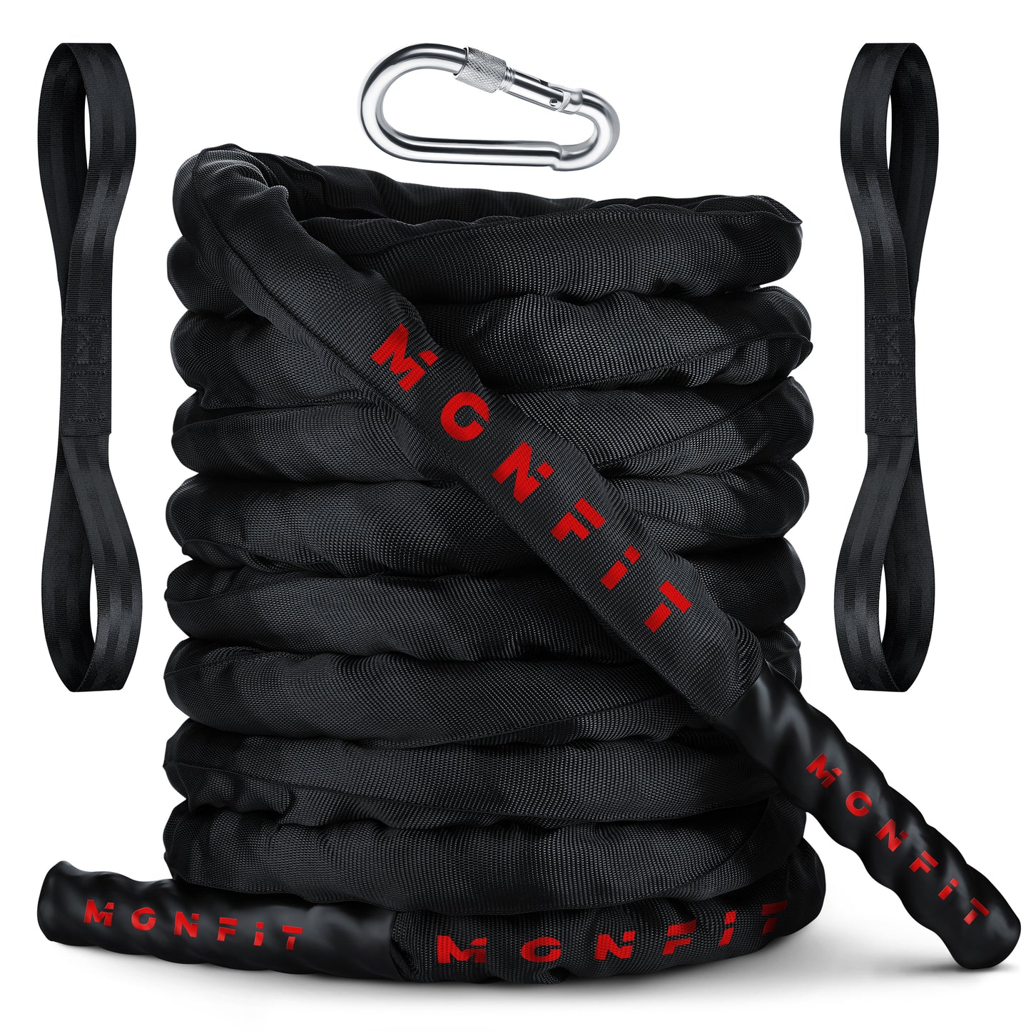Poly Dacron Weighted Battle Ropes By MONFIT