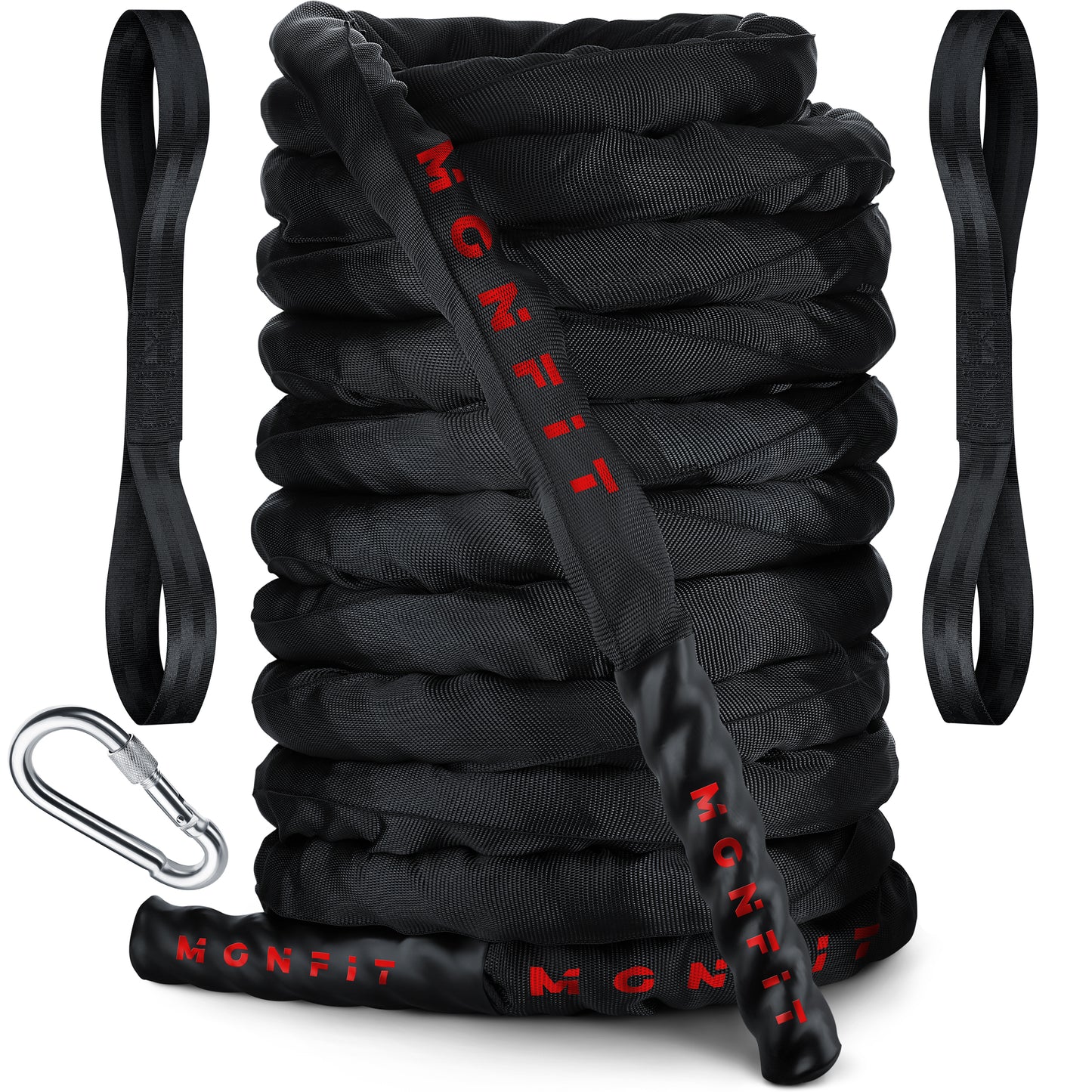 Poly Dacron Weighted Battle Ropes By MONFIT