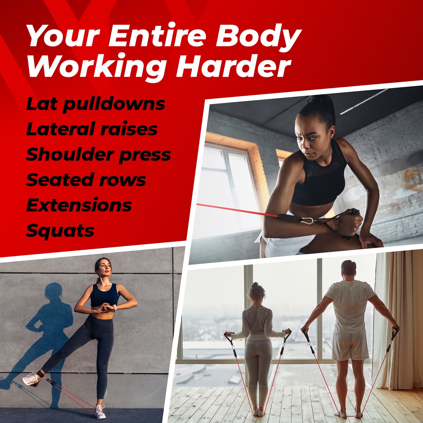 Resistance Tube Bands By MONFIT