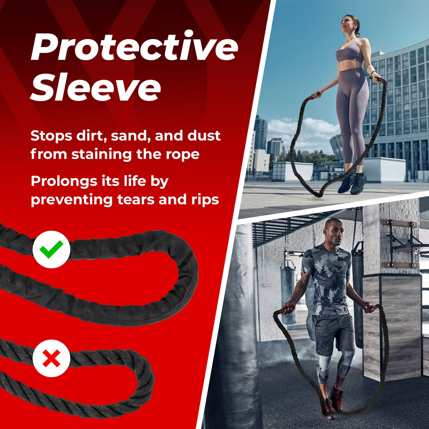 Weighted Jump Rope By MONFIT