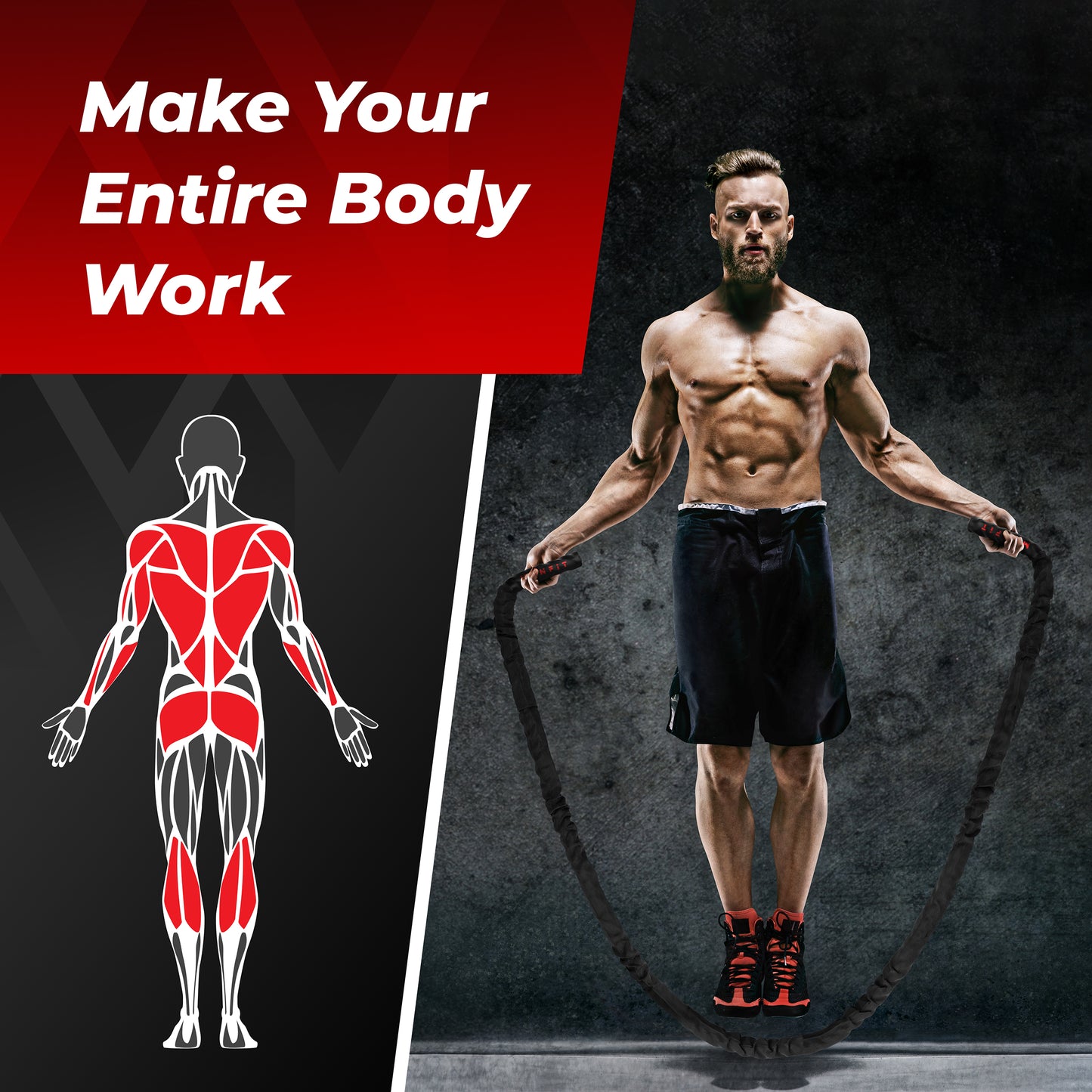 Weighted Jump Rope By MONFIT