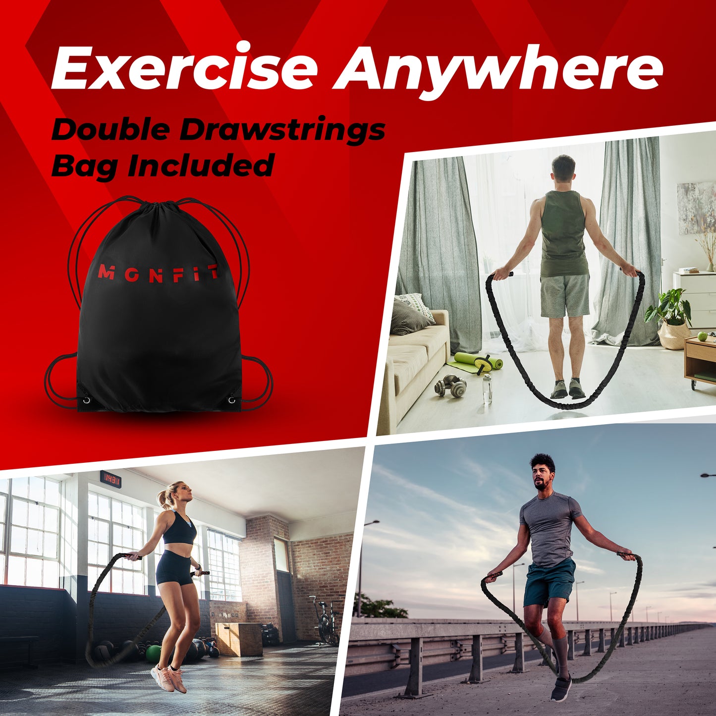 Weighted Jump Rope By MONFIT