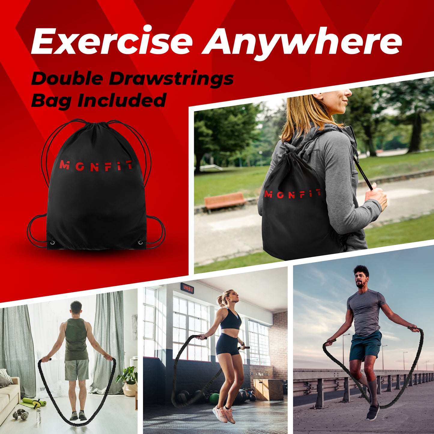 Weighted Jump Rope By MONFIT