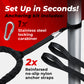 Detailed close-up of MONFIT battle rope protective nylon sleeve and non-slip heat-shrink handles designed for grip, durability, and outdoor training