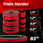 MONFIT pull up assist resistance bands with multiple resistance levels for progressive strength training